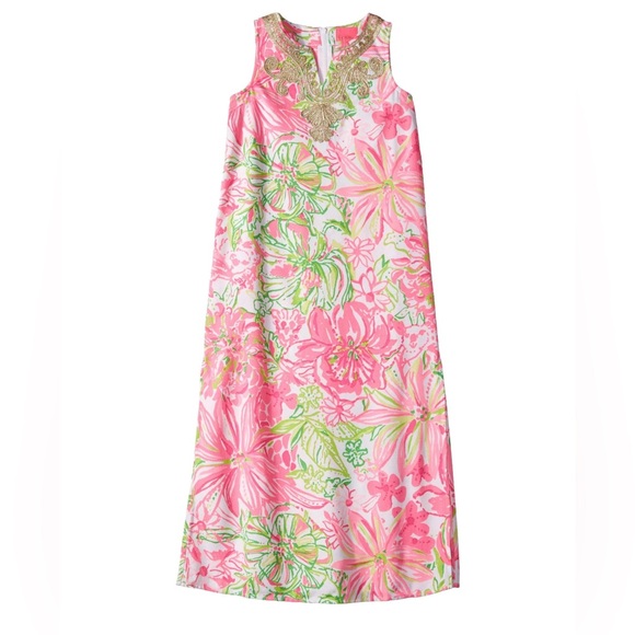 Lilly Pulitzer Mini Carlotta Maxi Dress in Koala Me Maybe, $98 Retail - Picture 1 of 10
